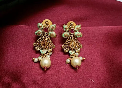 Kundan Necklace set for Women. Jewellery Sets for Girls Wedding. New Necklace Set with Earring
